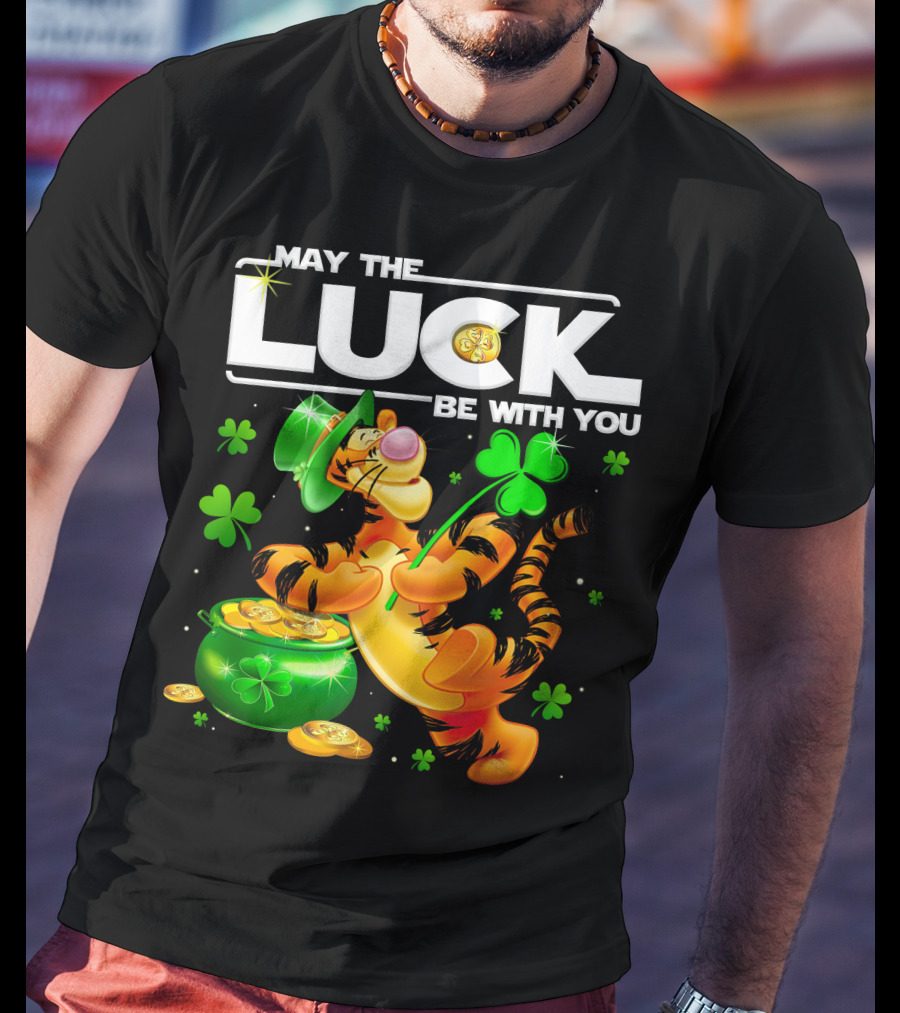 May The Luck Be With You Tigger T-Shirt