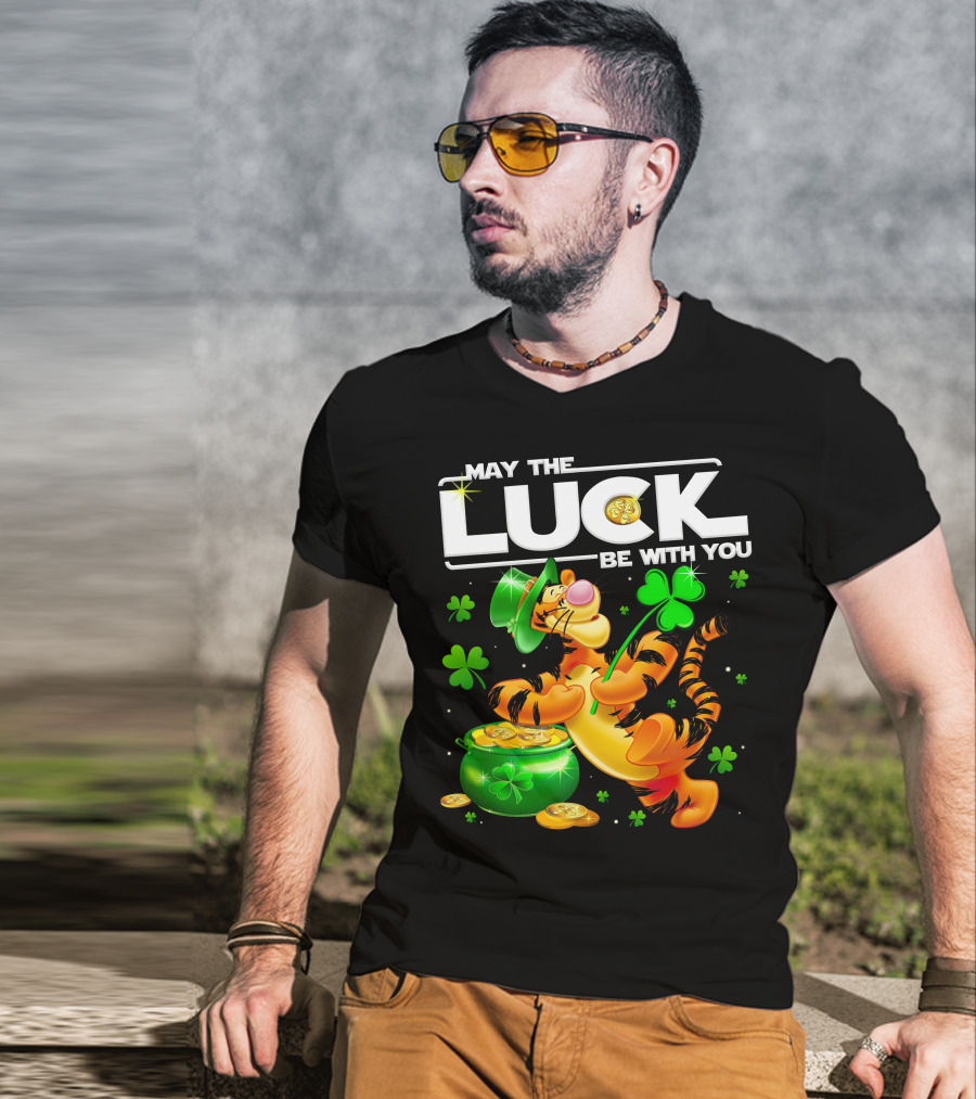 May The Luck Be With You Tigger T-Shirt