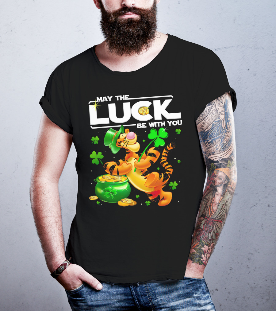 May The Luck Be With You Tigger T-Shirt