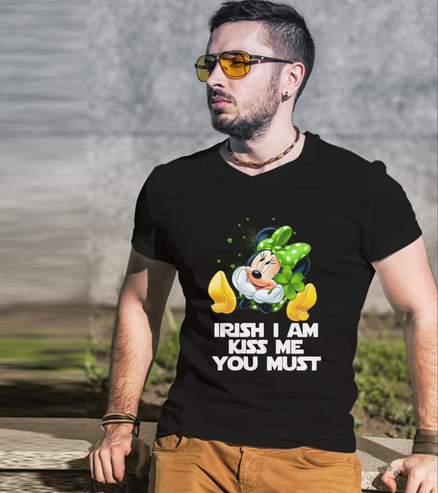 Minnie Irish I Am Kiss Me You Must T-Shirt