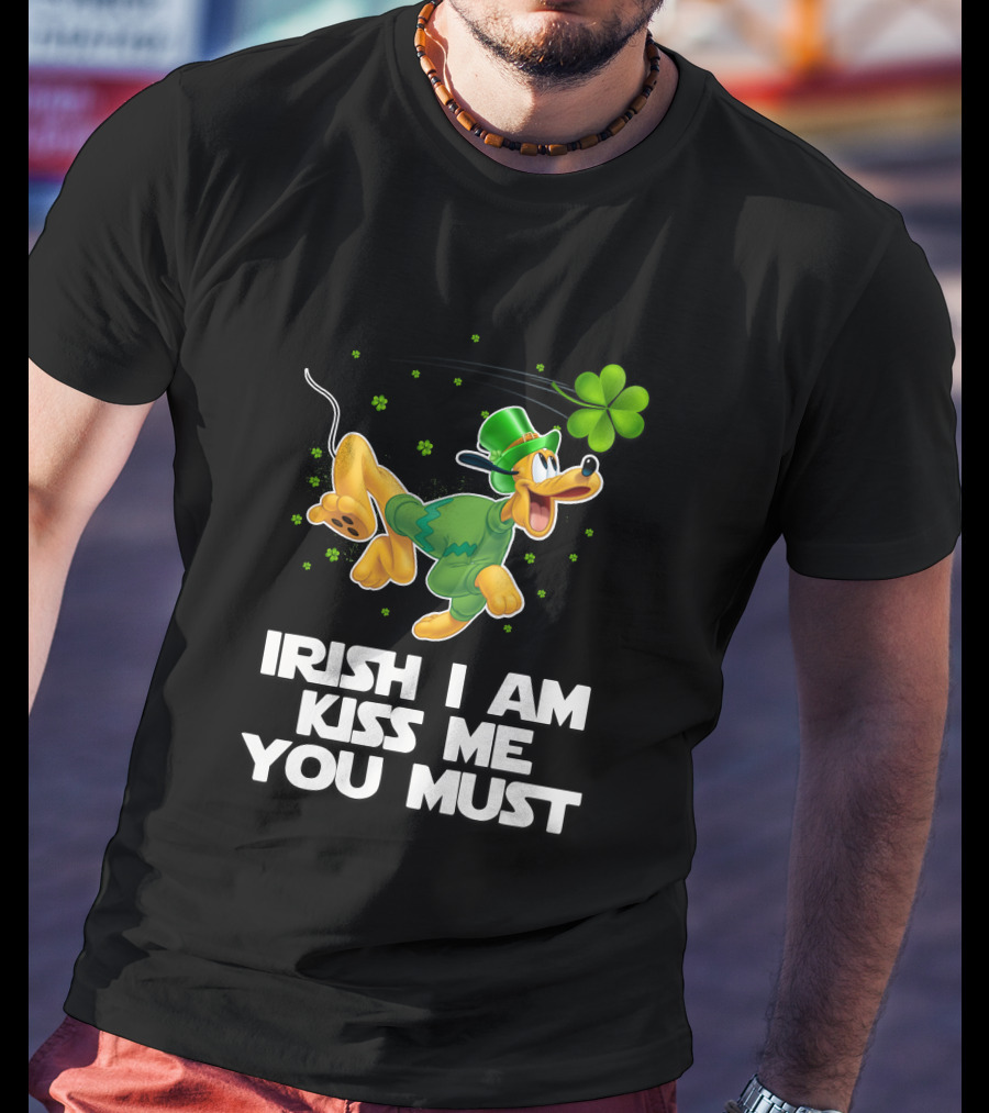 Irish I Am Kiss Me You Must Pluto St. Patrick's Day T-Shirt