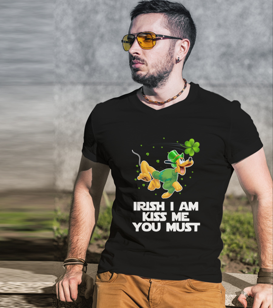 Irish I Am Kiss Me You Must Pluto St. Patrick's Day T-Shirt