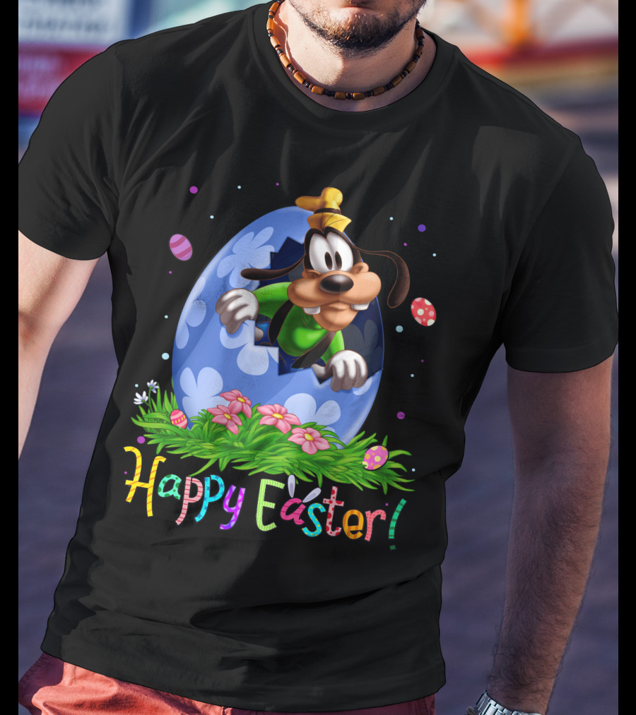 Happy Easter Goofy Egg Surprise T-Shirt
