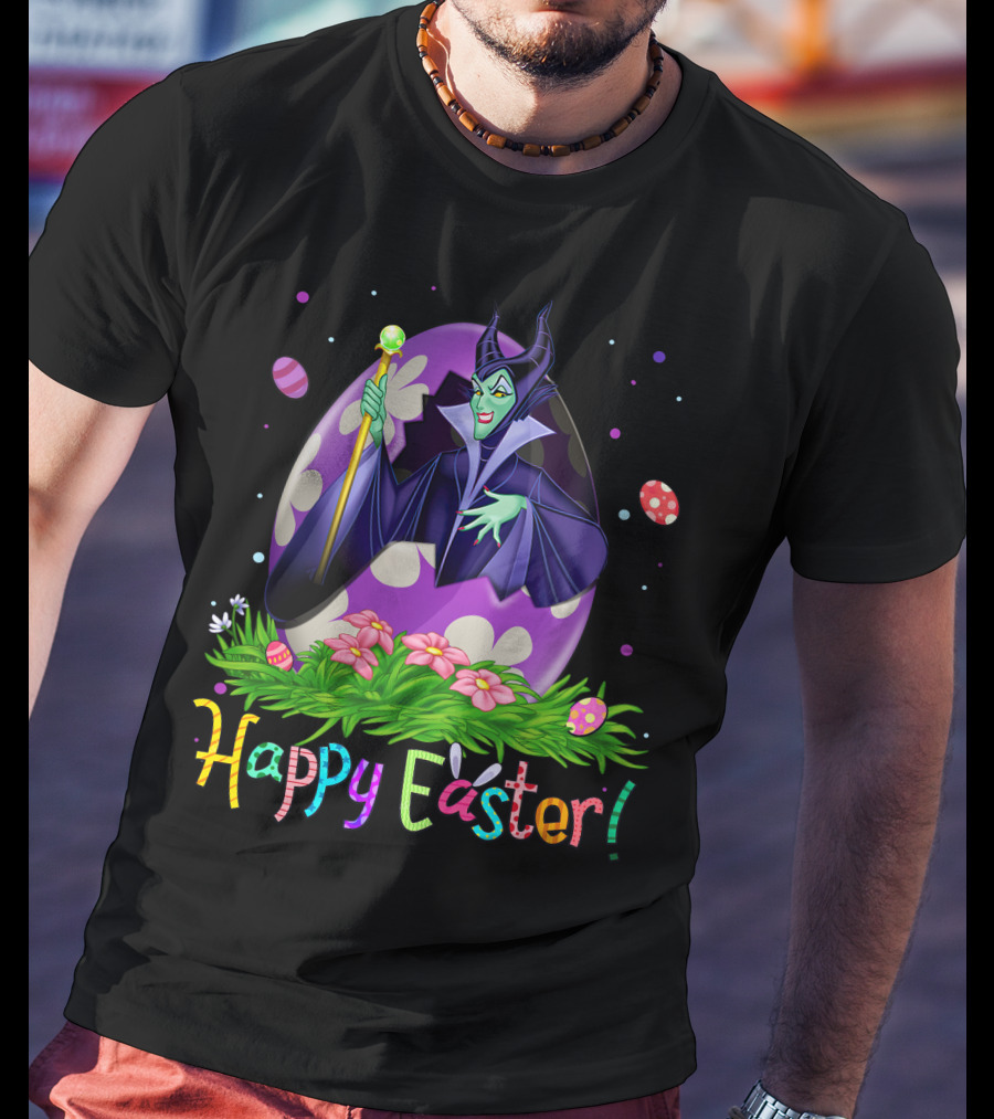 Maleficent Happy Easter Magic Egg Hunt Celebration T-Shirt