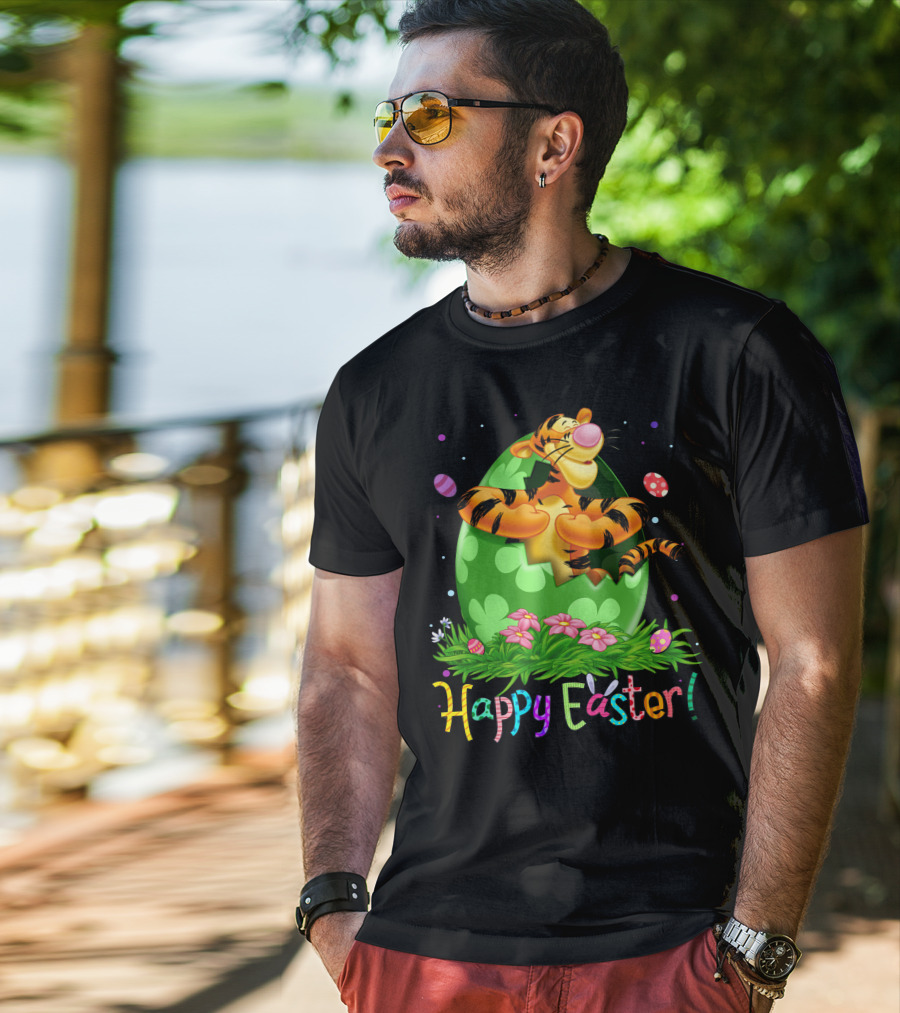 Tigger Happy Easter Egg Hunt Celebration T-Shirt