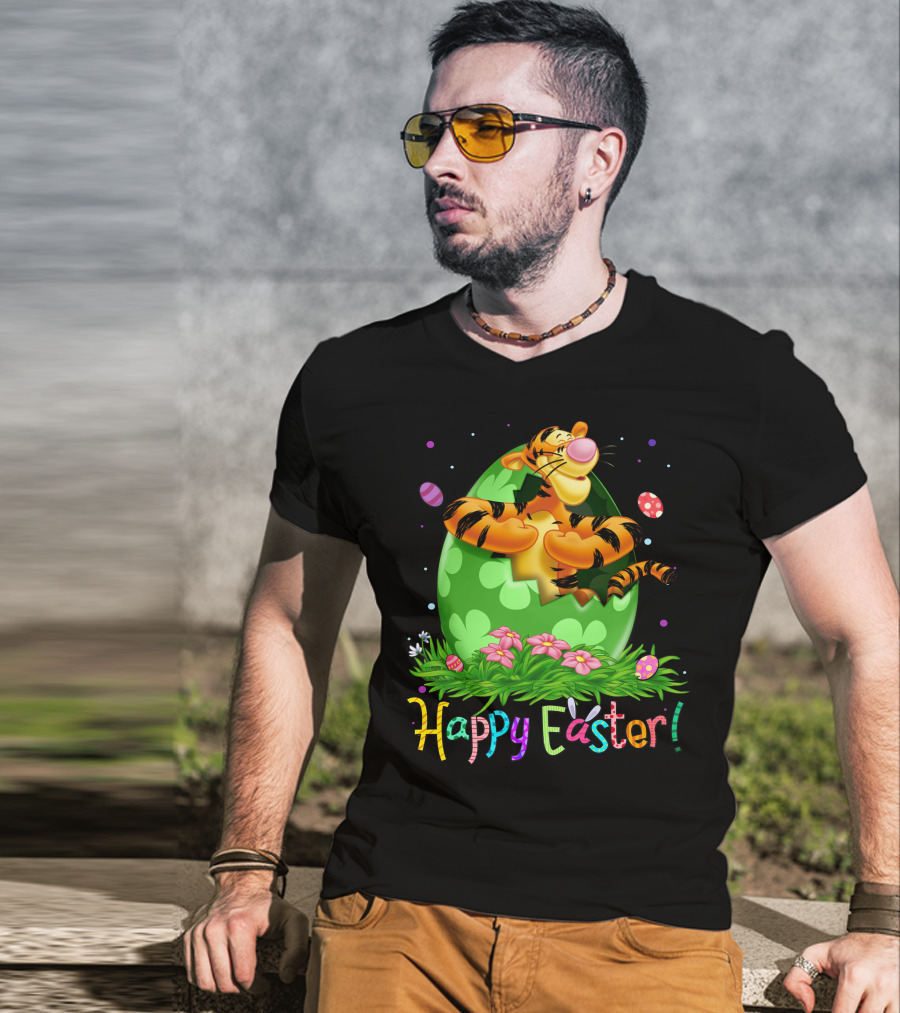 Tigger Happy Easter Egg Hunt Celebration T-Shirt