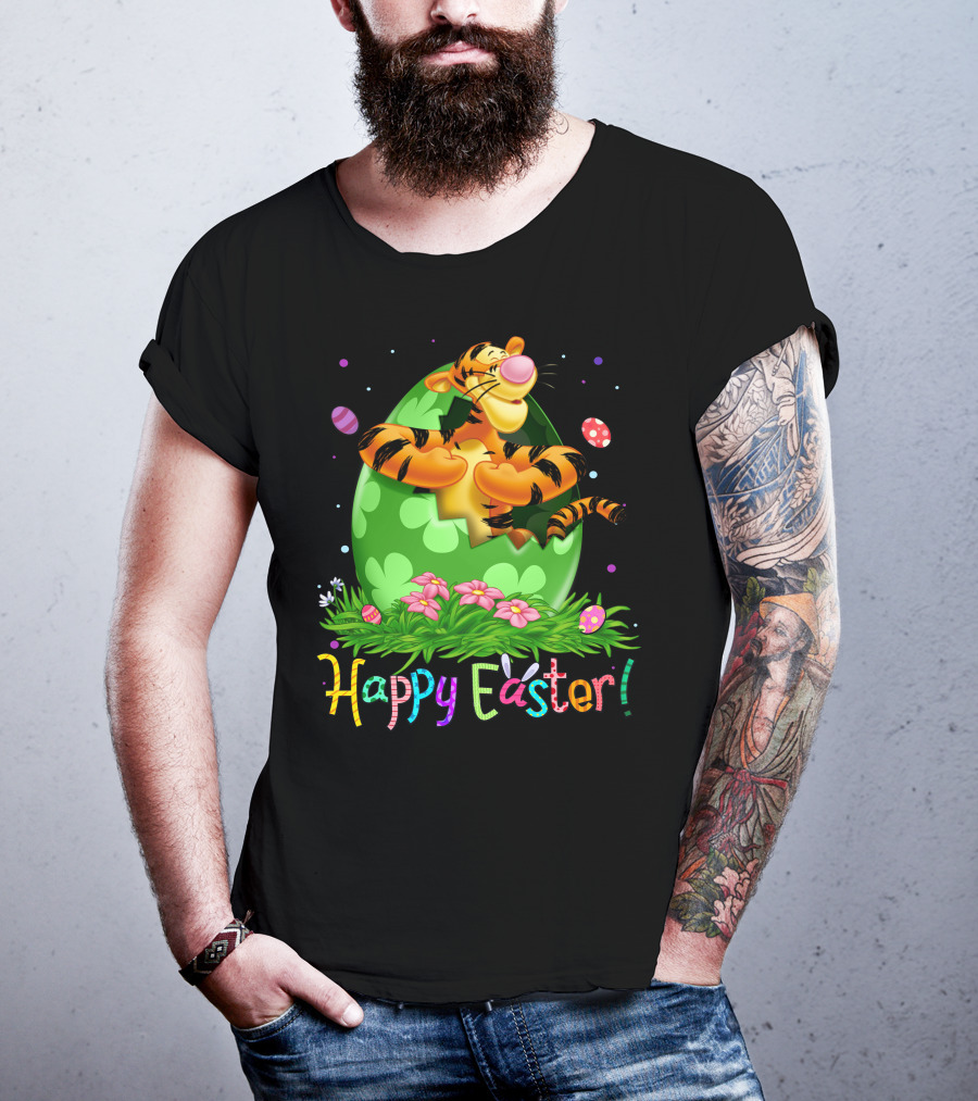 Tigger Happy Easter Egg Hunt Celebration T-Shirt