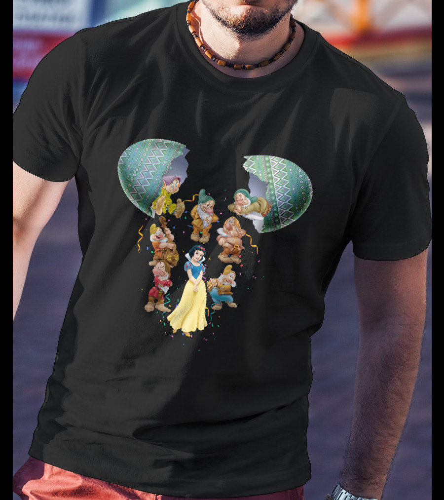 Snow White Seven Dwarfs Easter Egg Surprise T-Shirt