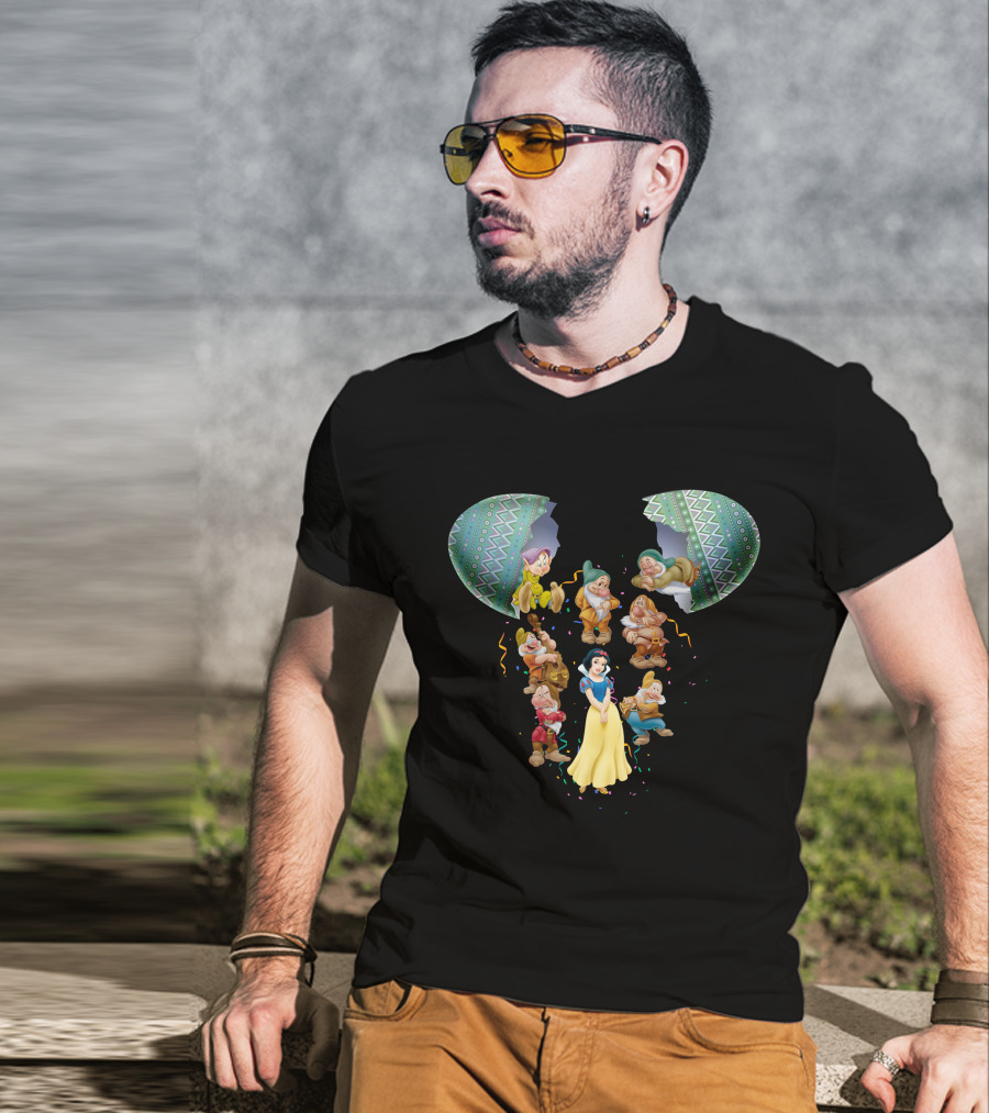 Snow White Seven Dwarfs Easter Egg Surprise T-Shirt
