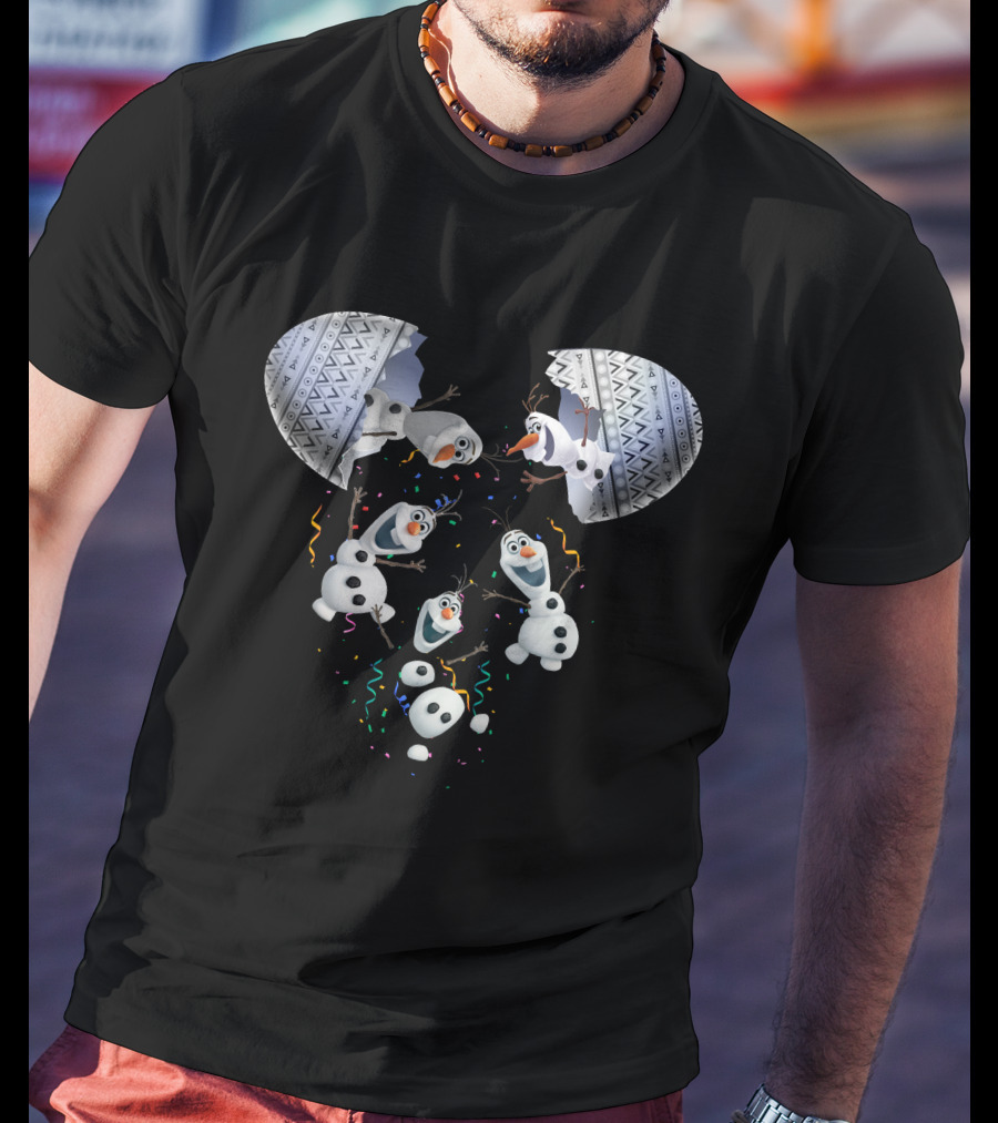 Frozen Olaf Disney Celebration Confetti T-Shirt