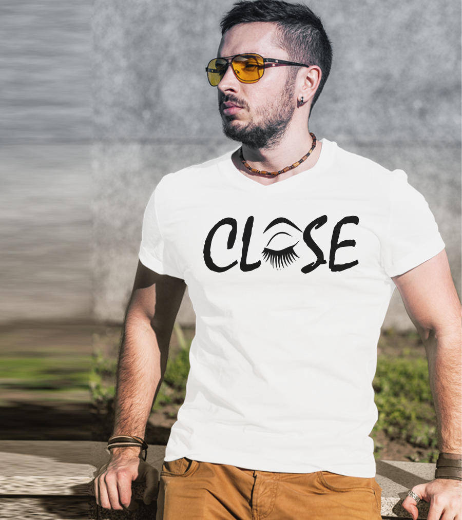 CLOSE Eyelash Logo With Eye T-Shirt