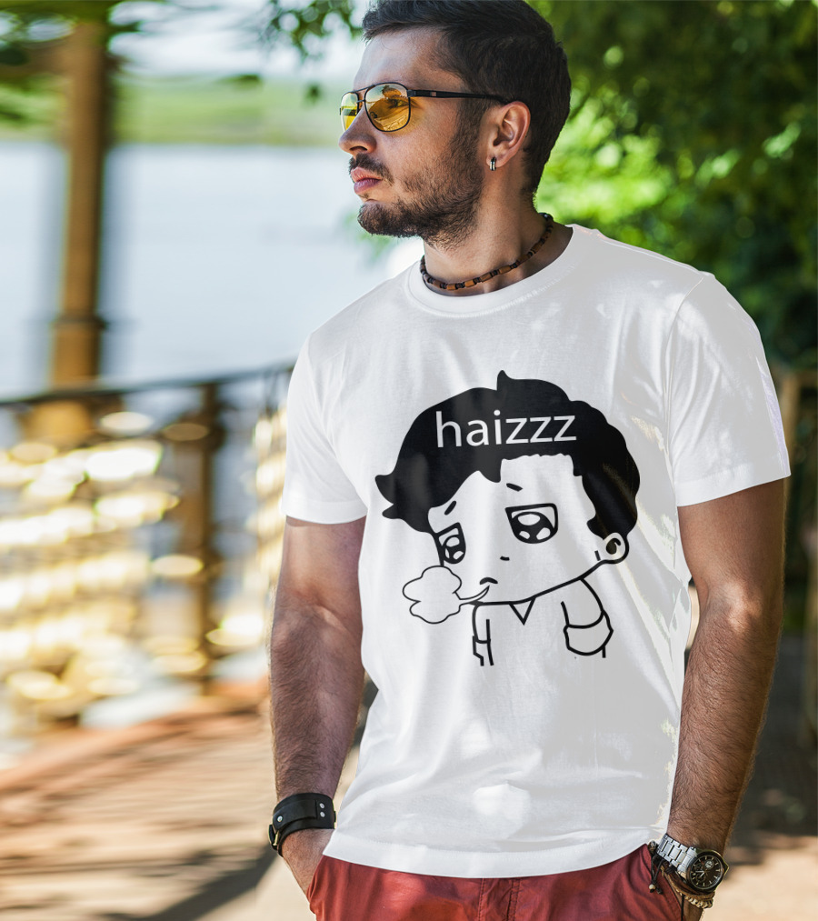 Haizzz Thổi Bong Bóng Buồn Dễ Thương T-Shirt