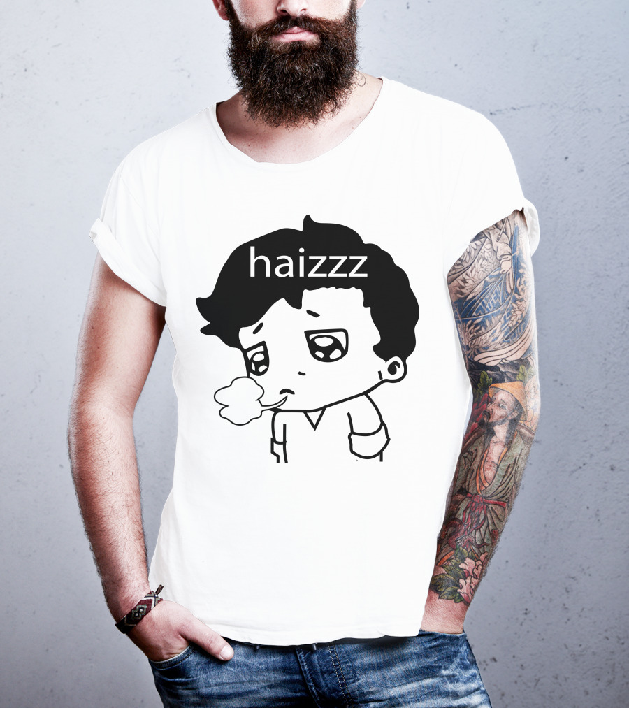 Haizzz Thổi Bong Bóng Buồn Dễ Thương T-Shirt