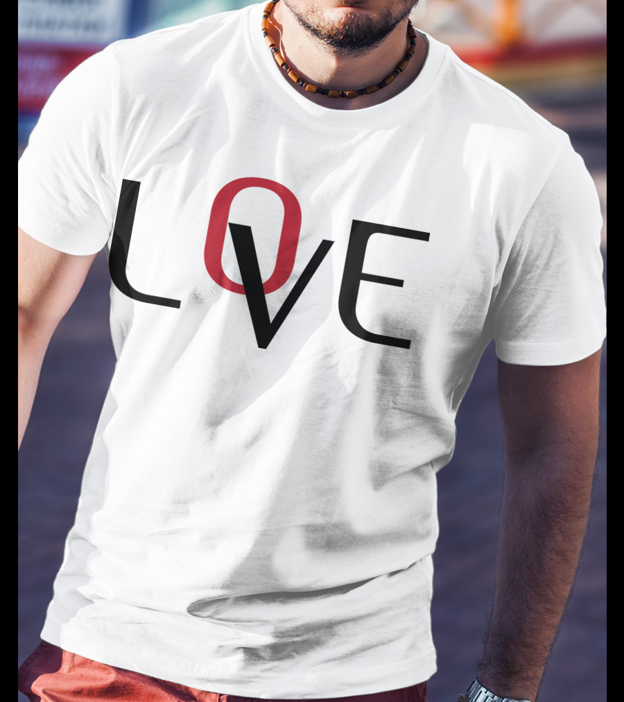 LOVE 1 Tennis-Inspired Fashion T-Shirt