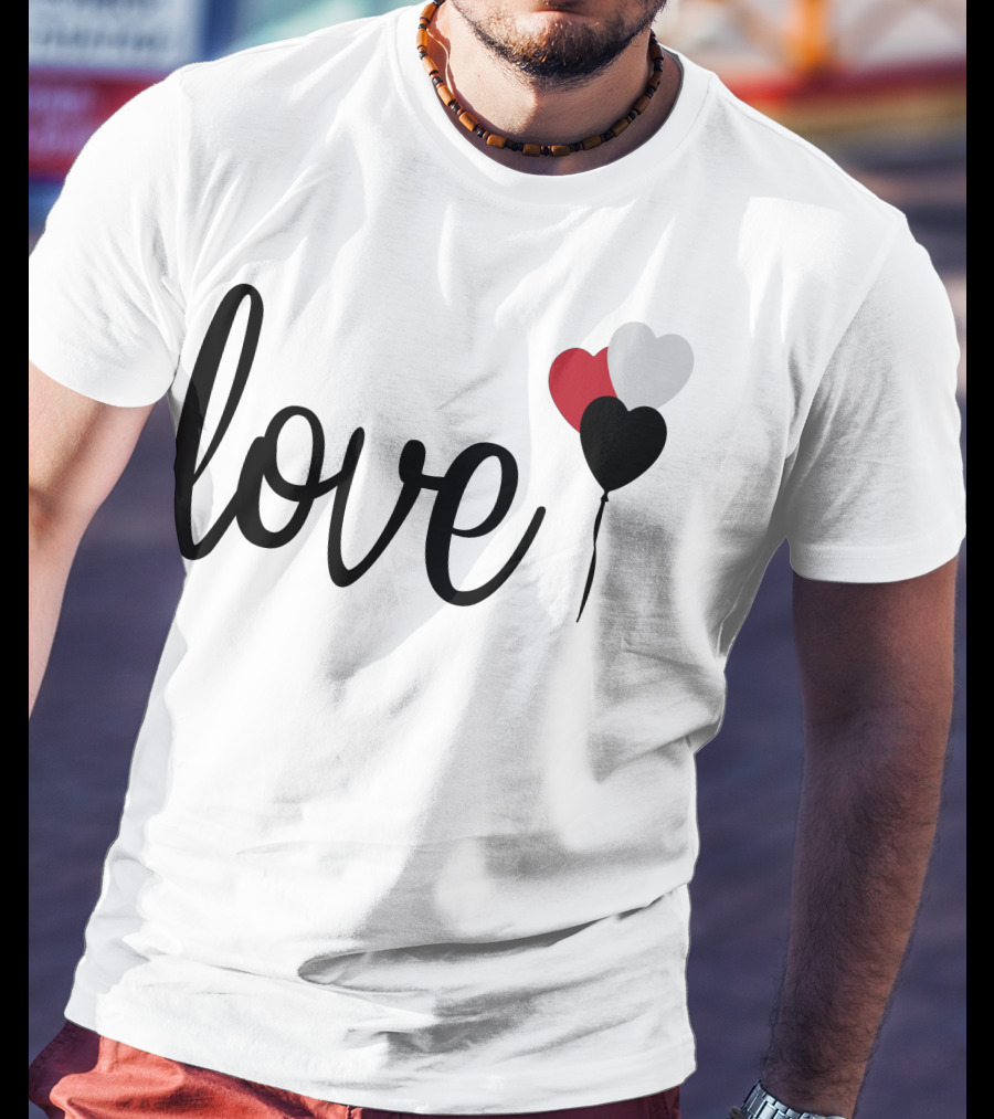 Love Heart Balloons T-Shirt