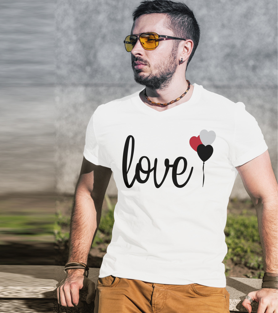 Love Heart Balloons T-Shirt
