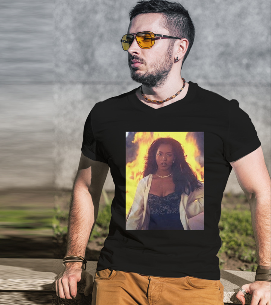 Waiting To Exhale Angela Bassett Fire Scene T-Shirt