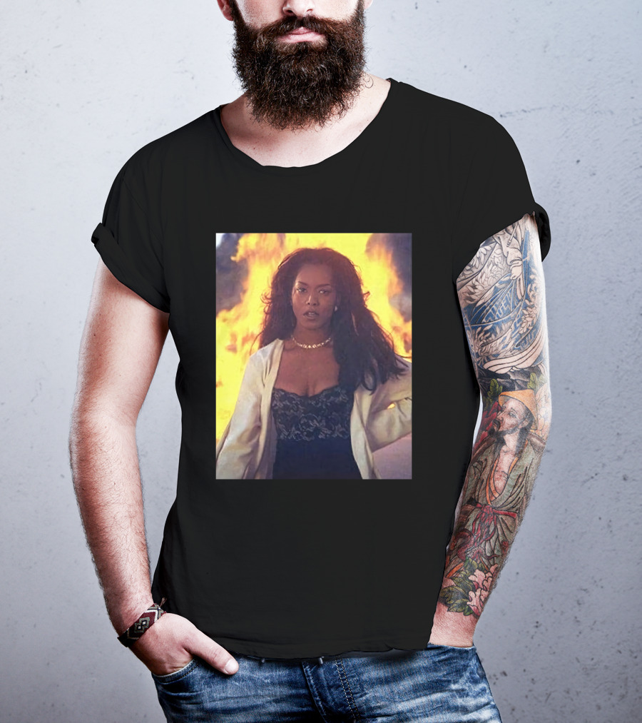 Waiting To Exhale Angela Bassett Fire Scene T-Shirt