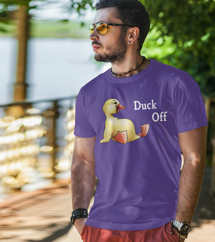 Duck Off Funny Sitting Duck T-Shirt