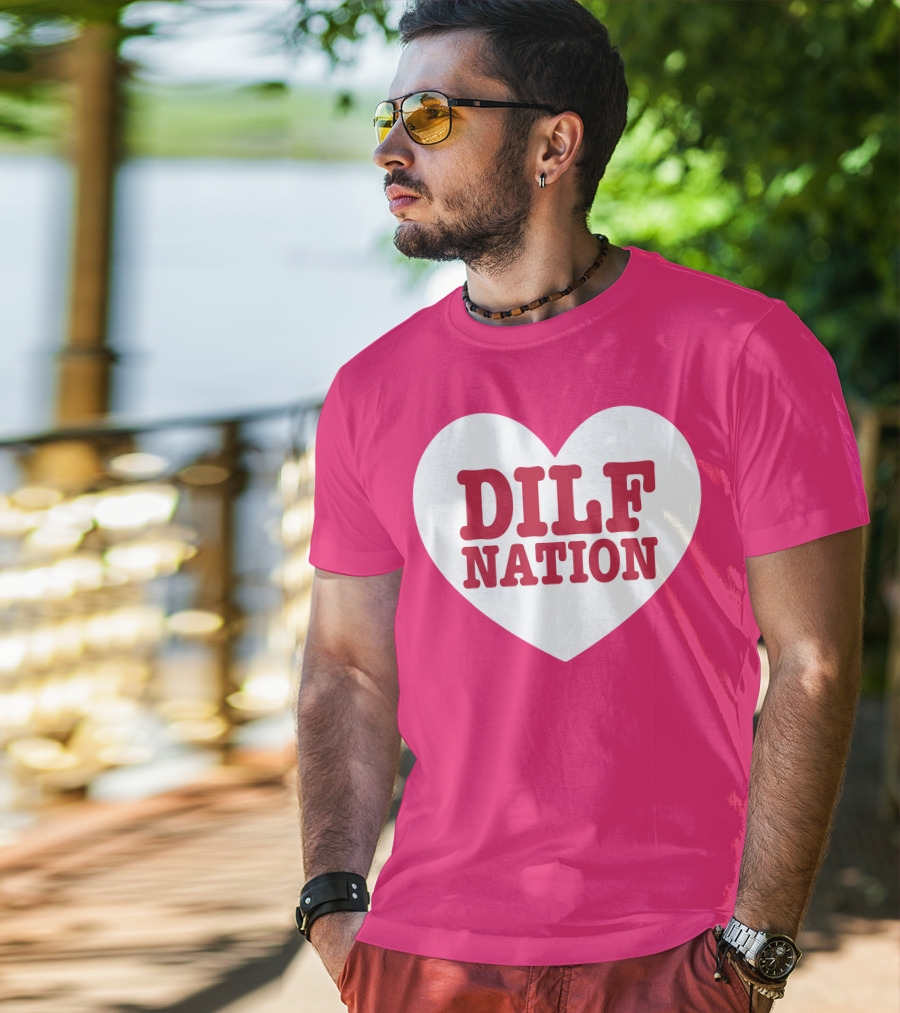 DILF NATION Heart Classic T-Shirt