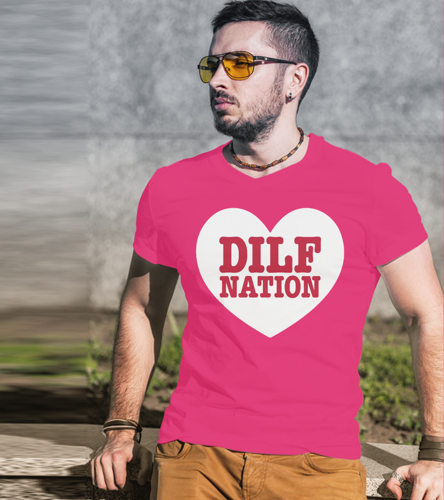 DILF NATION Heart Classic T-Shirt