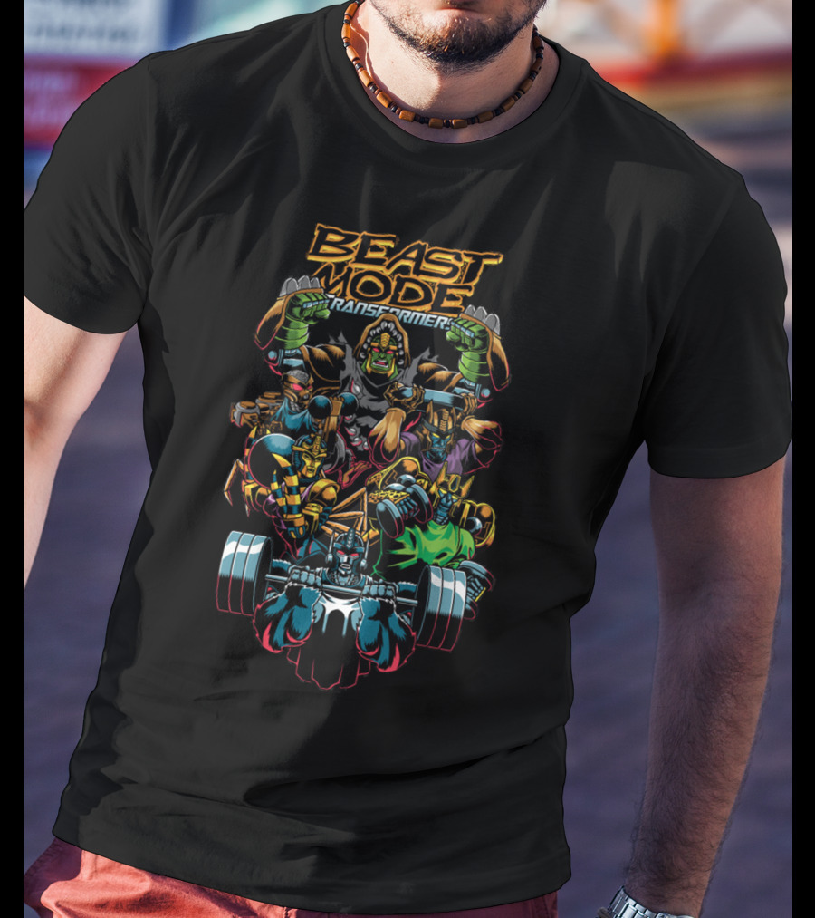 Beast Mode Transformers Powerlifting Autobots T-Shirt