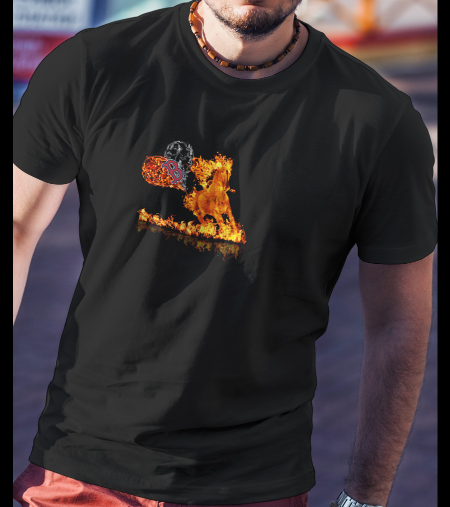 Boston Red Sox Fire Horse 1 T-Shirt