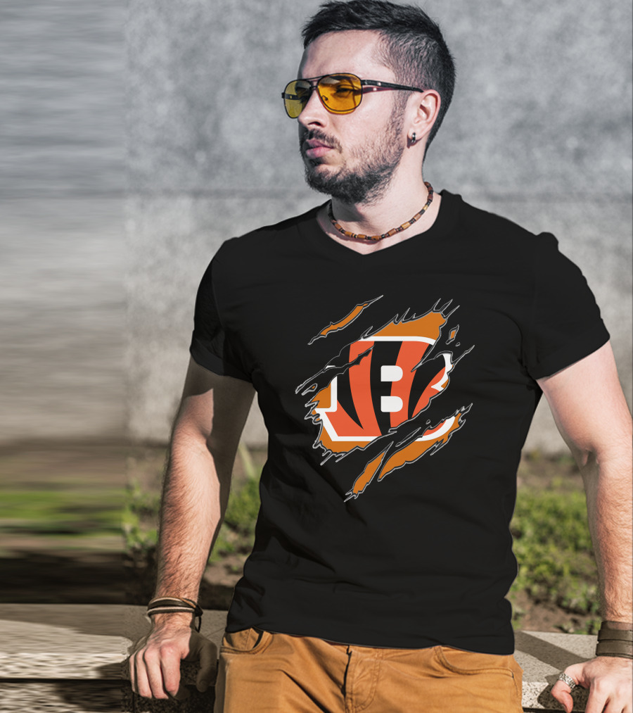 Cincinnati Bengals Scratch Claw T-Shirt