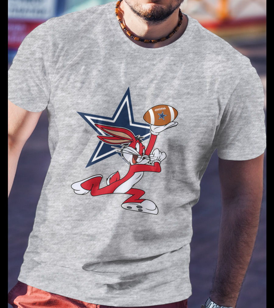 Dallas Cowboys Bugs Bunny Football Star T-Shirt