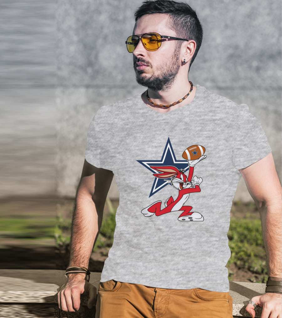 Dallas Cowboys Bugs Bunny Football Star T-Shirt