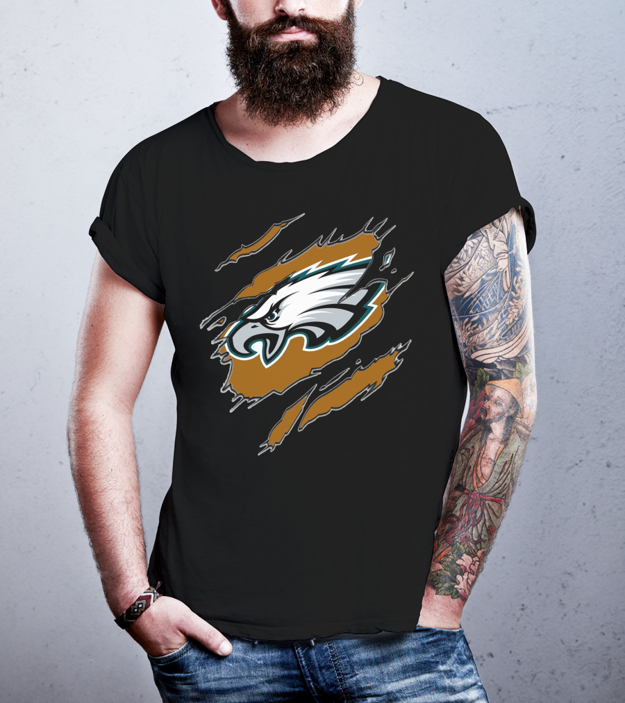 Philadelphia Eagles Logo Burst T-Shirt