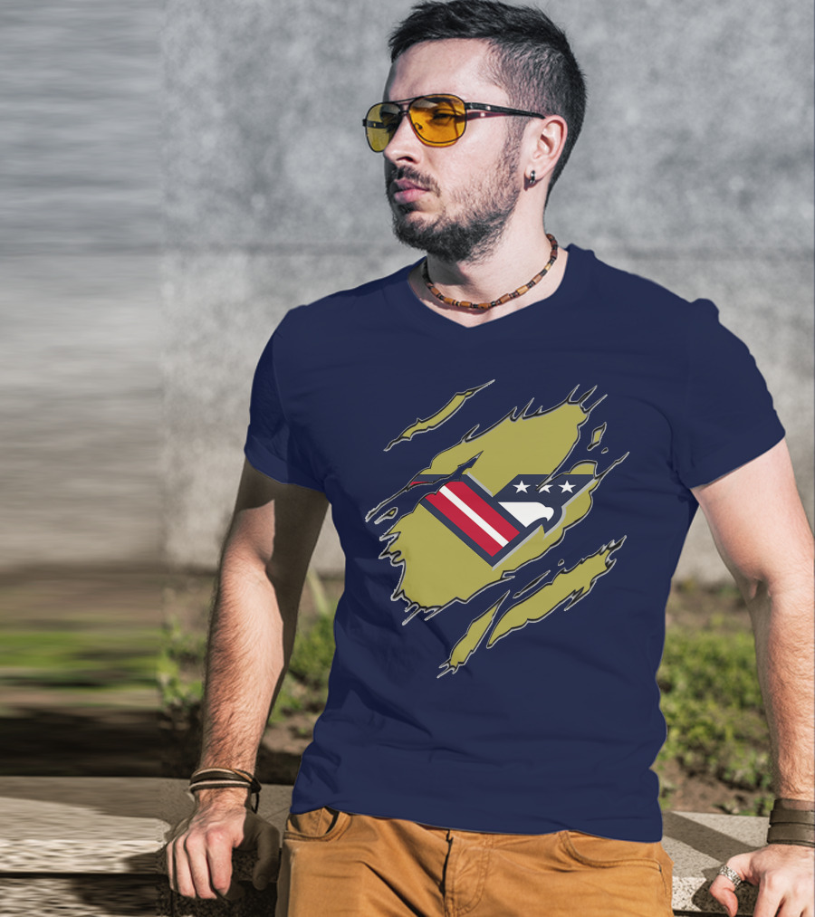 Washington Valor American Football Eagle Stars Stripes T-Shirt