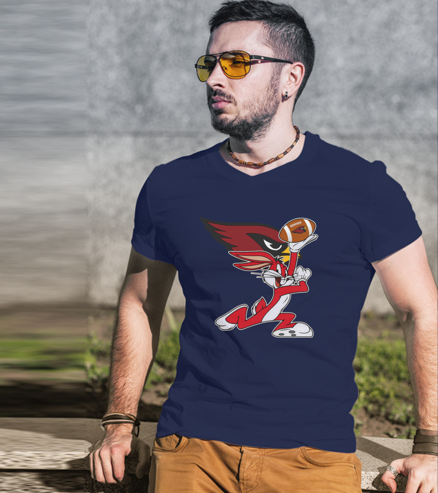 Arizona Cardinals Bugs Bunny Football Chiefs T-Shirt