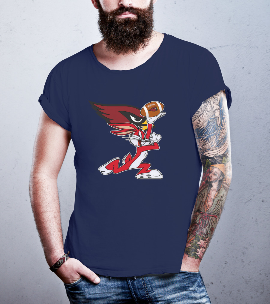 Arizona Cardinals Bugs Bunny Football Chiefs T-Shirt