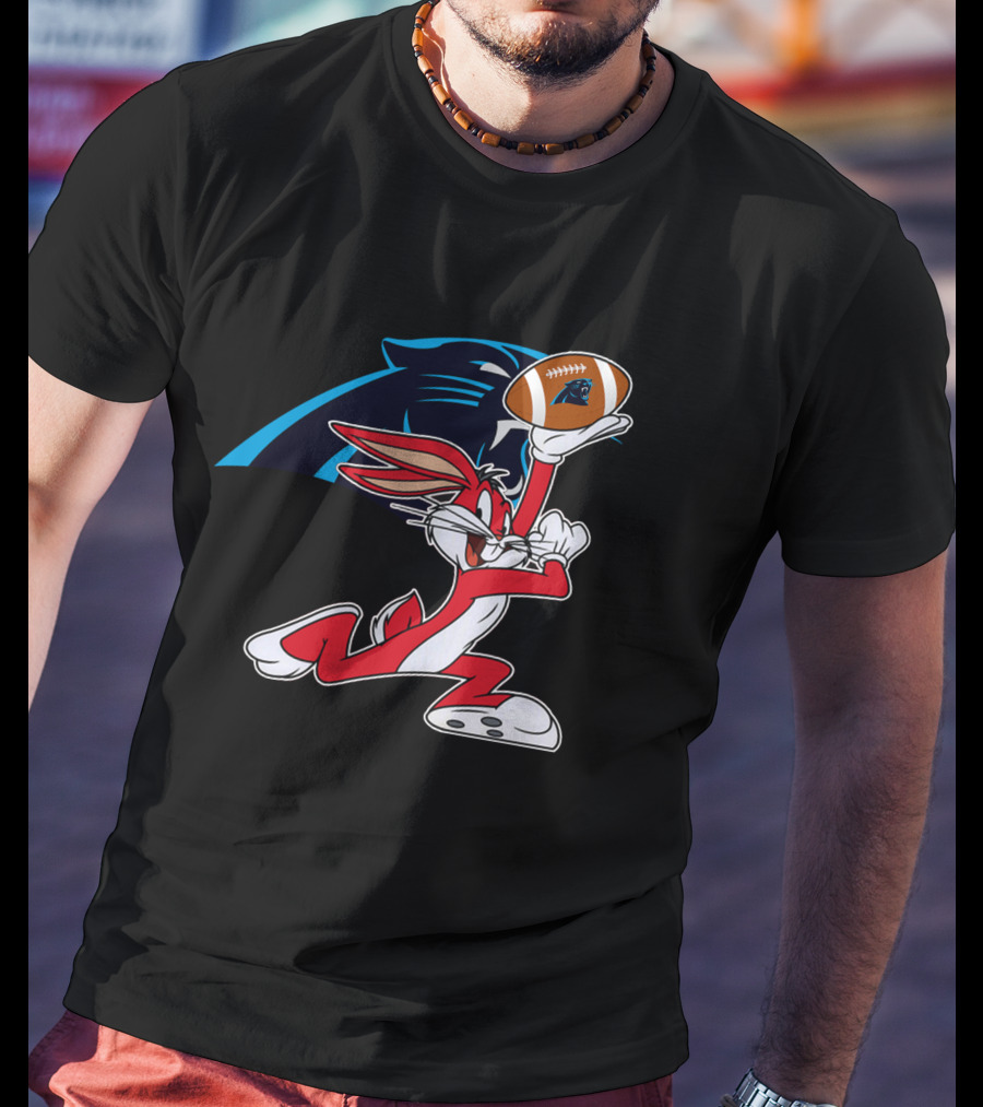 Carolina Panthers Bugs Bunny Football Chiefs T-Shirt