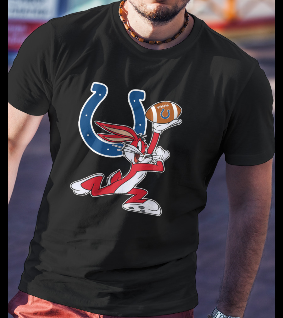 Indianapolis Colts Bugs Bunny Football T-Shirt