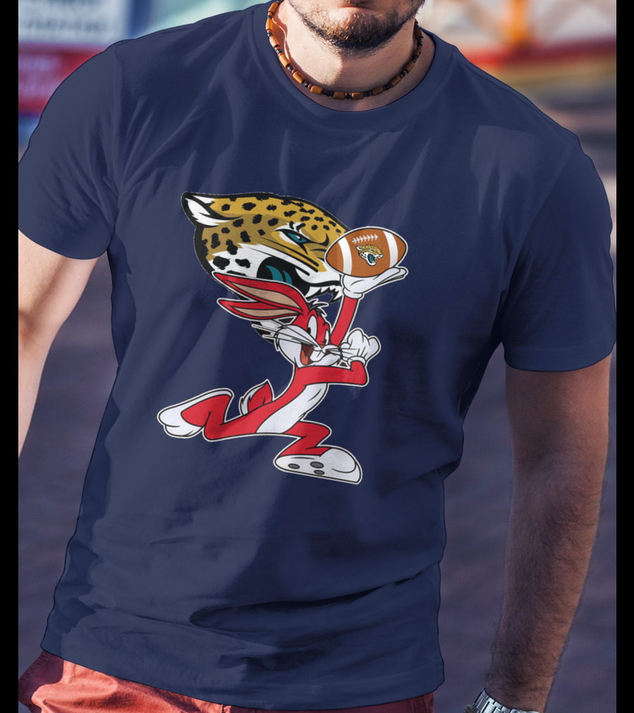 Jacksonville Jaguars Football Bunny Chiefs Collaboration T-Shirt