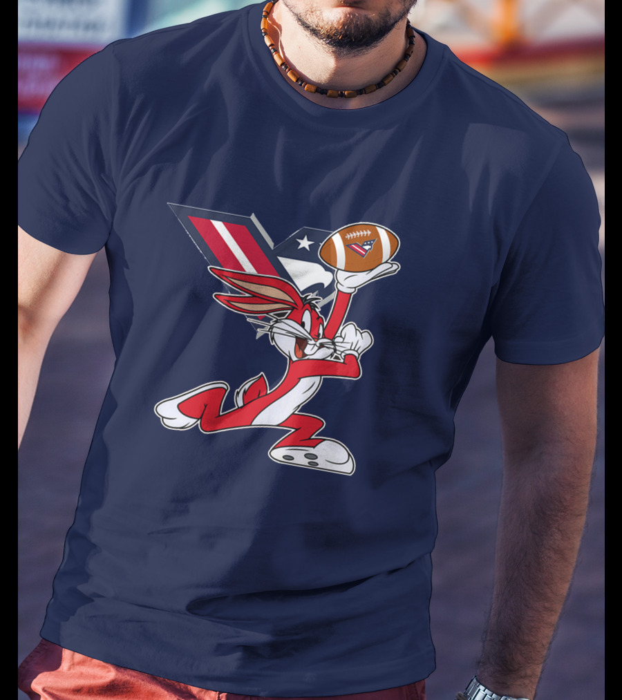 Bugs Bunny Washington Valor Chiefs Football Crossover T-Shirt