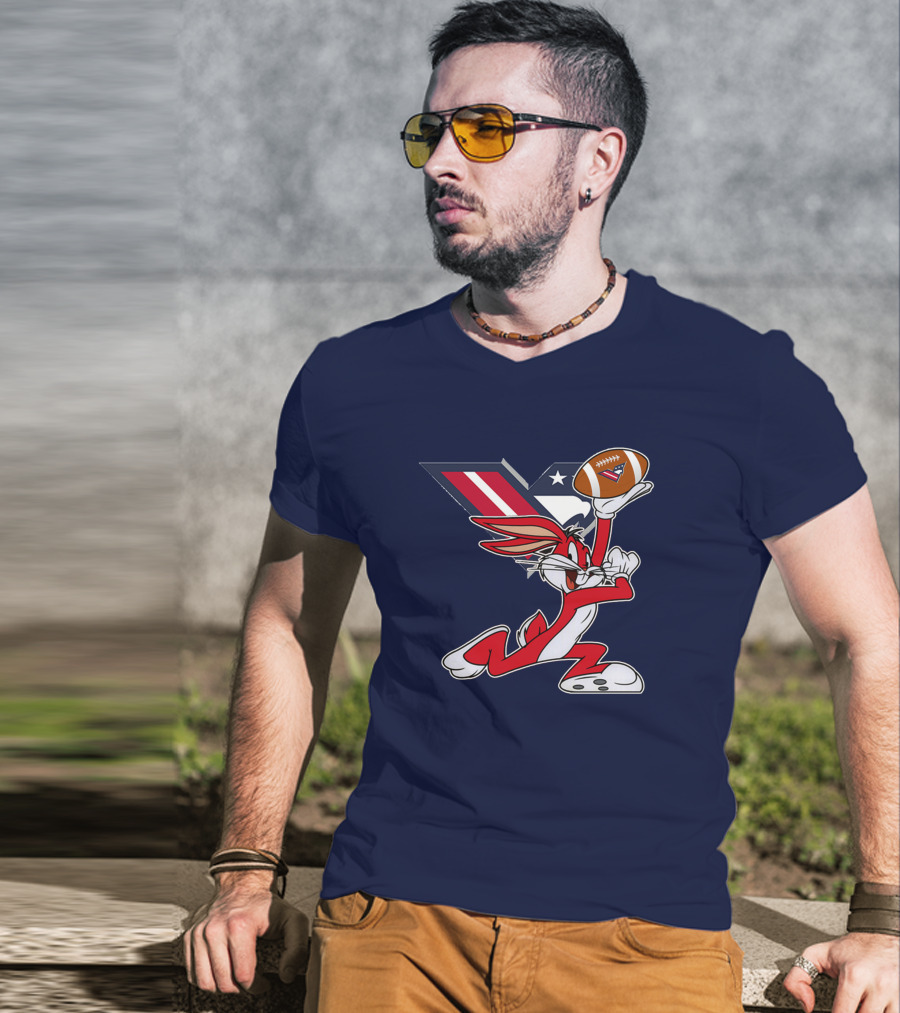 Bugs Bunny Washington Valor Chiefs Football Crossover T-Shirt