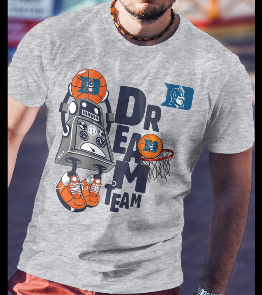 Duke Dream Team Robot Basketball Duke T-Shirt