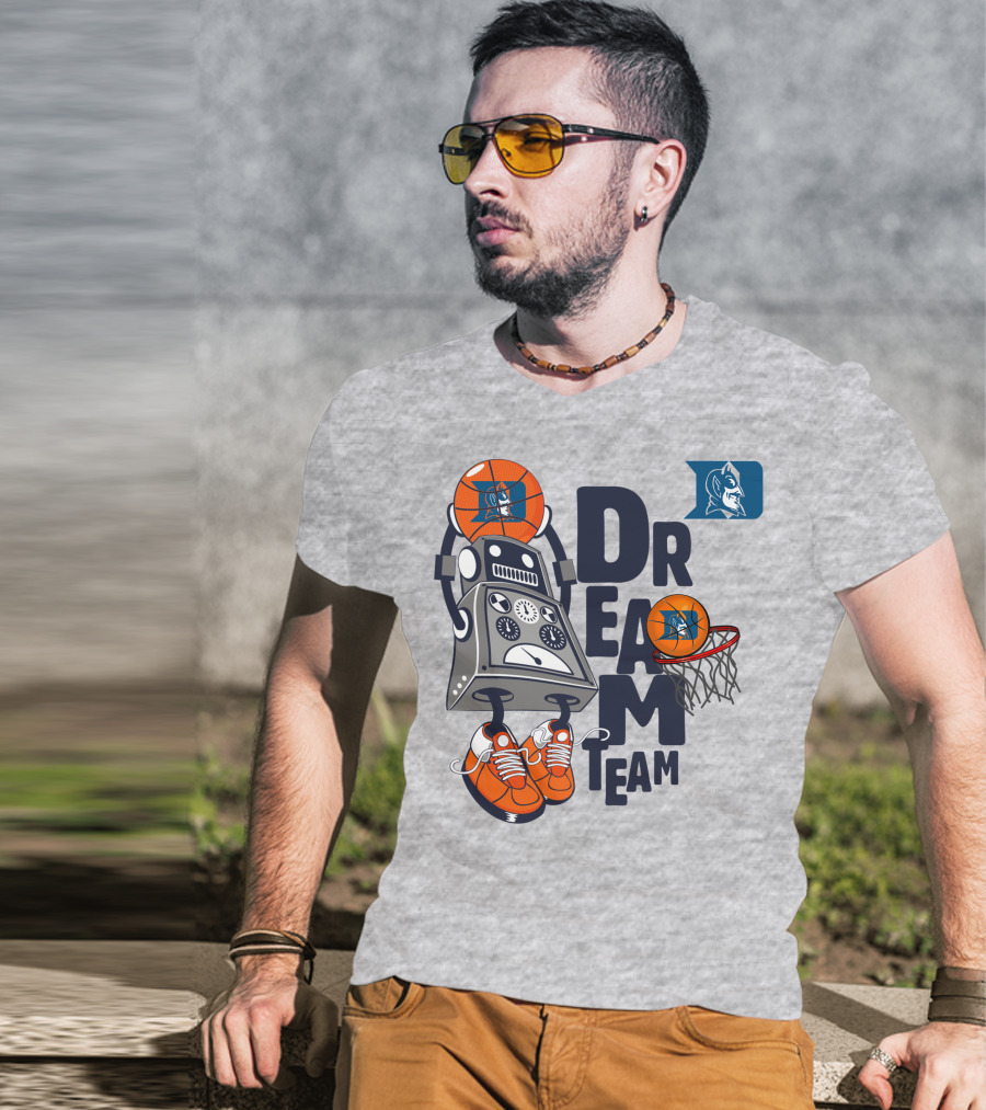 Duke Dream Team Robot Basketball Duke T-Shirt