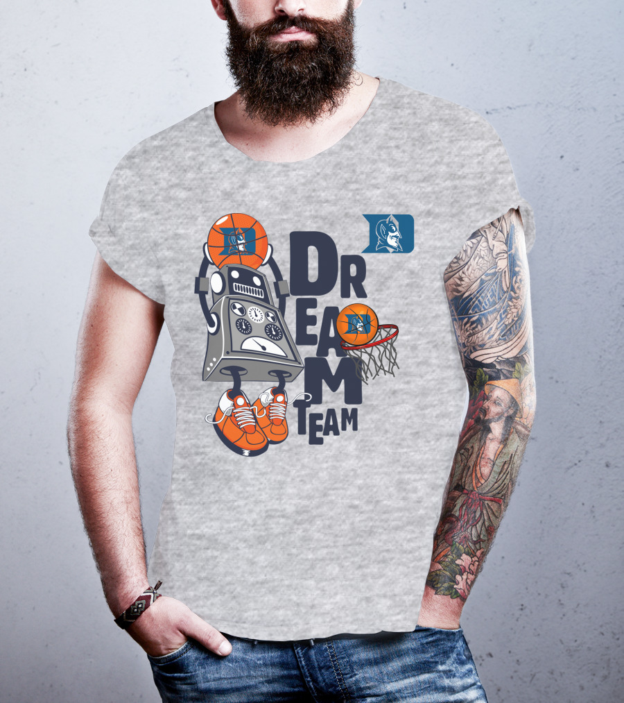 Duke Dream Team Robot Basketball Duke T-Shirt