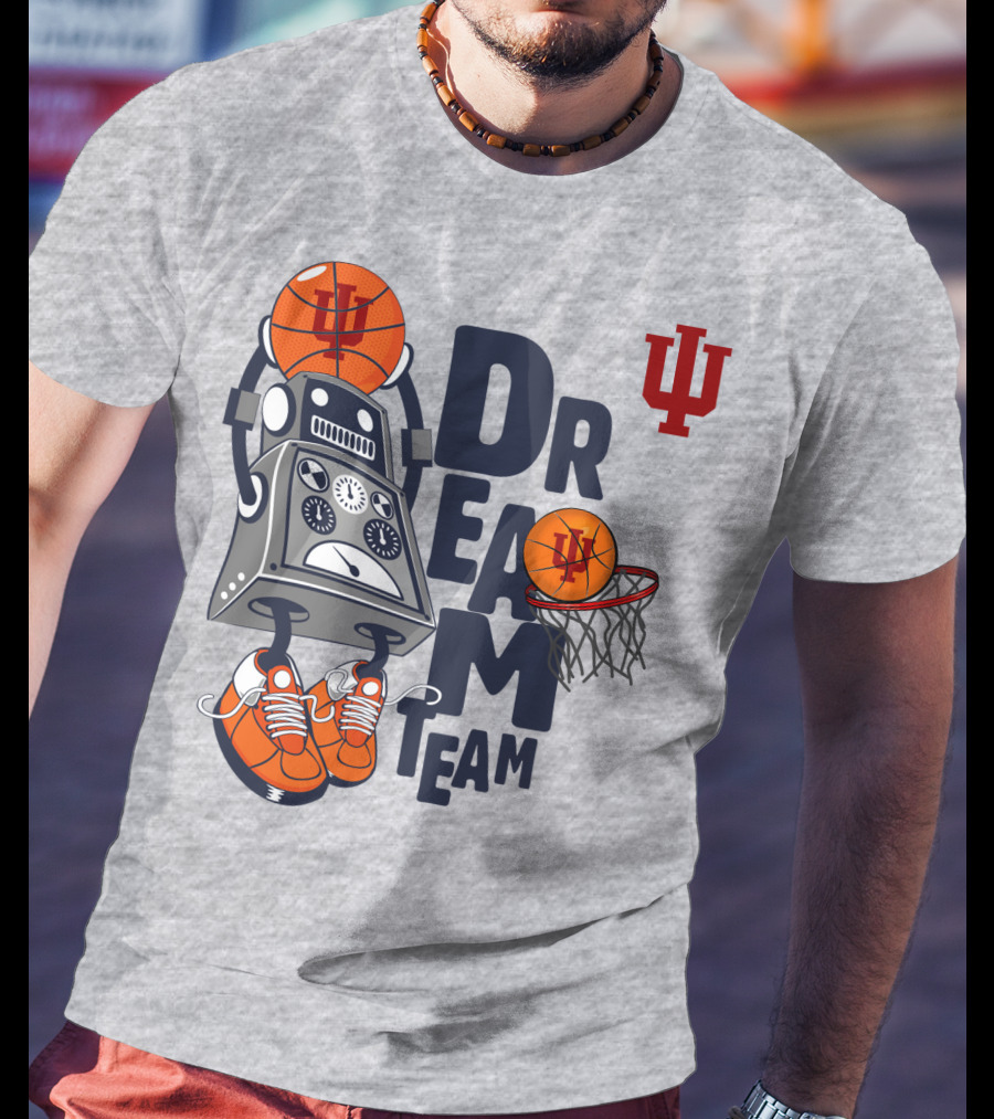 Indiana University Basketball Robot Dream Team T-Shirt
