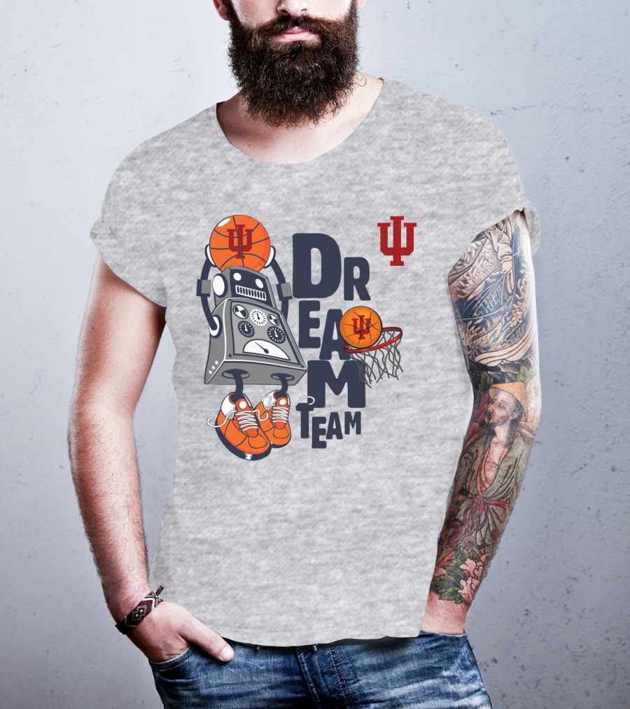 Indiana University Basketball Robot Dream Team T-Shirt