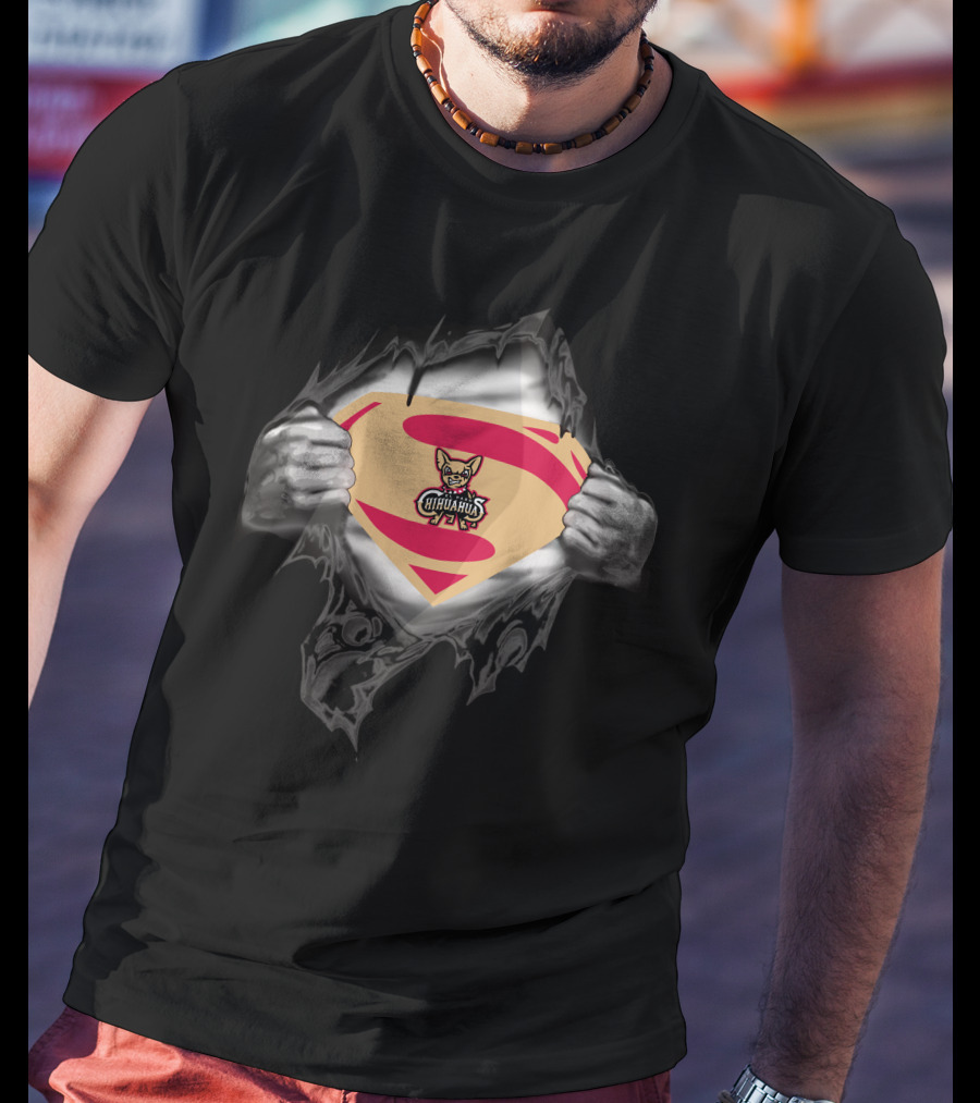 El Paso Chihuahuas Superman Shield T-Shirt