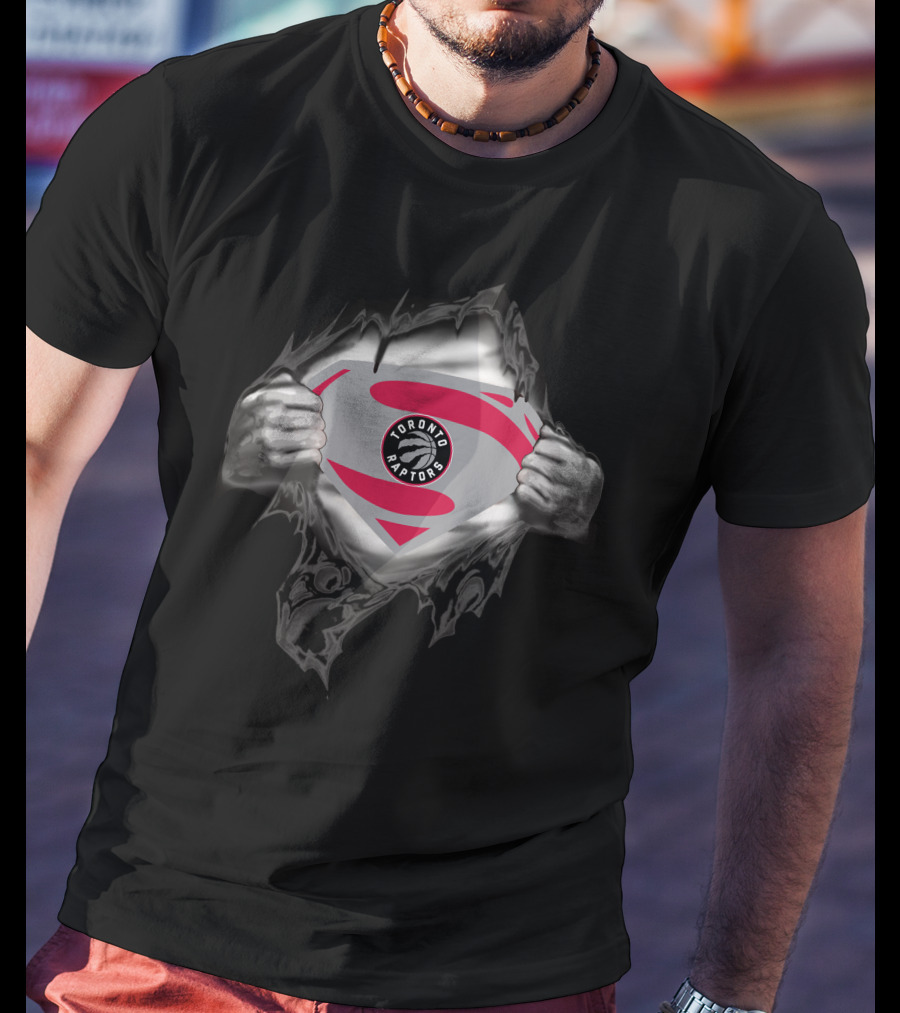 Toronto Raptors Superman Logo Concept T-Shirt