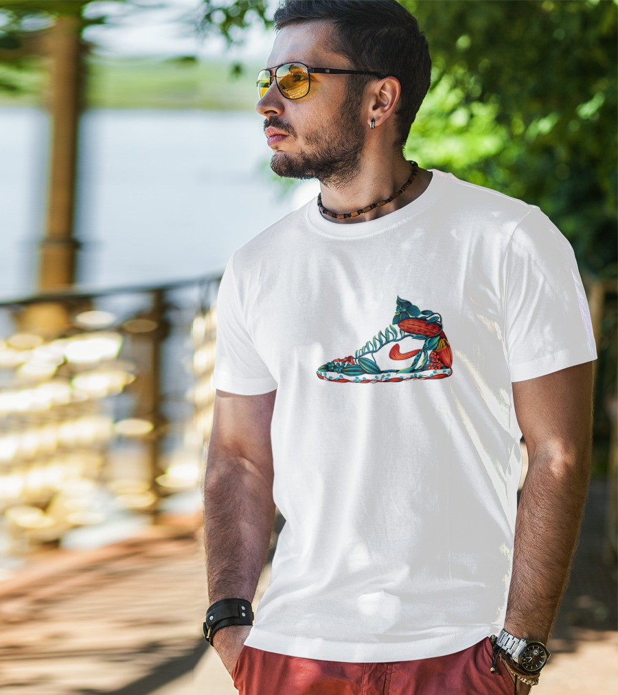 Raxenne Maniquiz Philippine Botanical Air Jordans T-Shirt