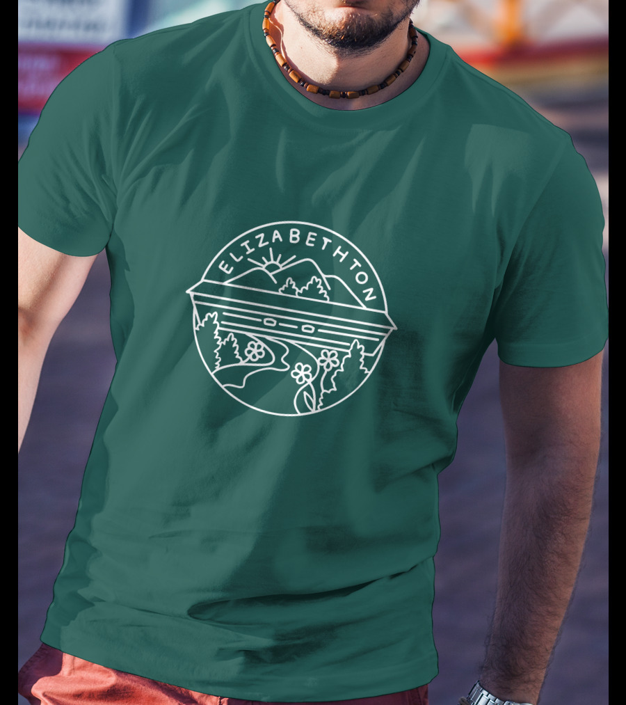 Elizabethton Scenic Mountain Landscape Raleigh Influence T-Shirt