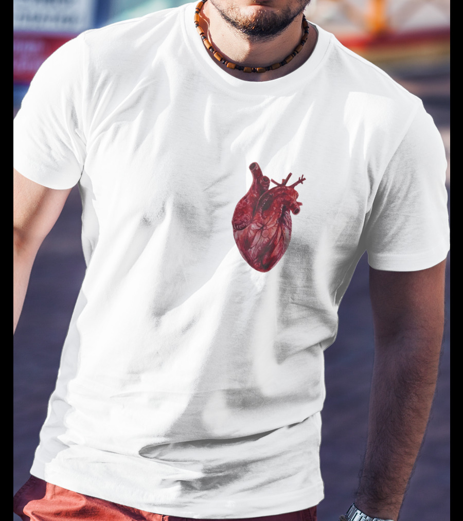 Anatomical Realistic Heart T-Shirt