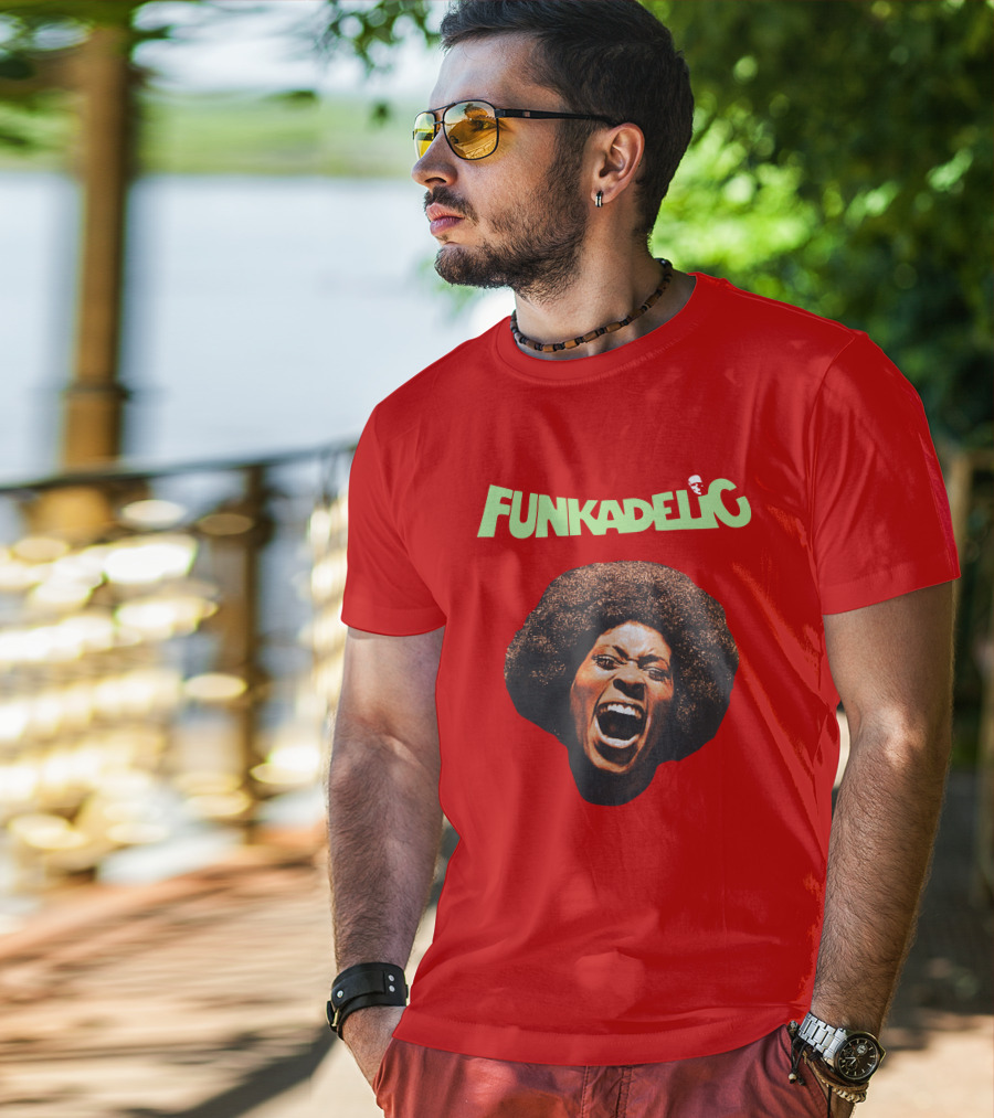 Urban Outfitters Merch Funkadelic Free Your Mind Afro Soul Face T-Shirt